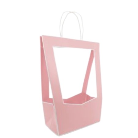 Shopper Medaillon Large 16x30 h50cm 5pz. Soft Pink